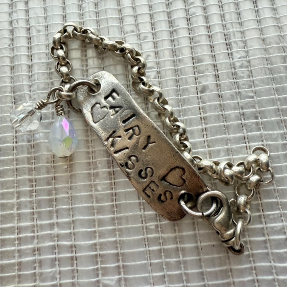 Fairy Kisses Fine Silver Bracelet – One of a Kind